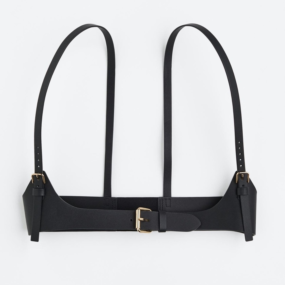 NWT Black Harness Belt - Picture 1 of 2